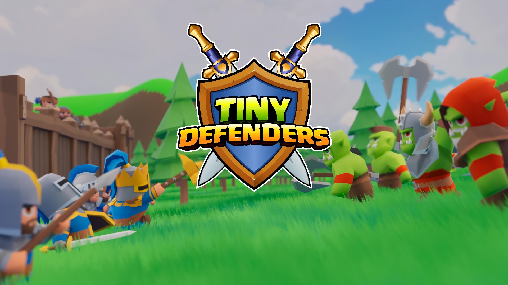 Tiny Defenders Title Screen